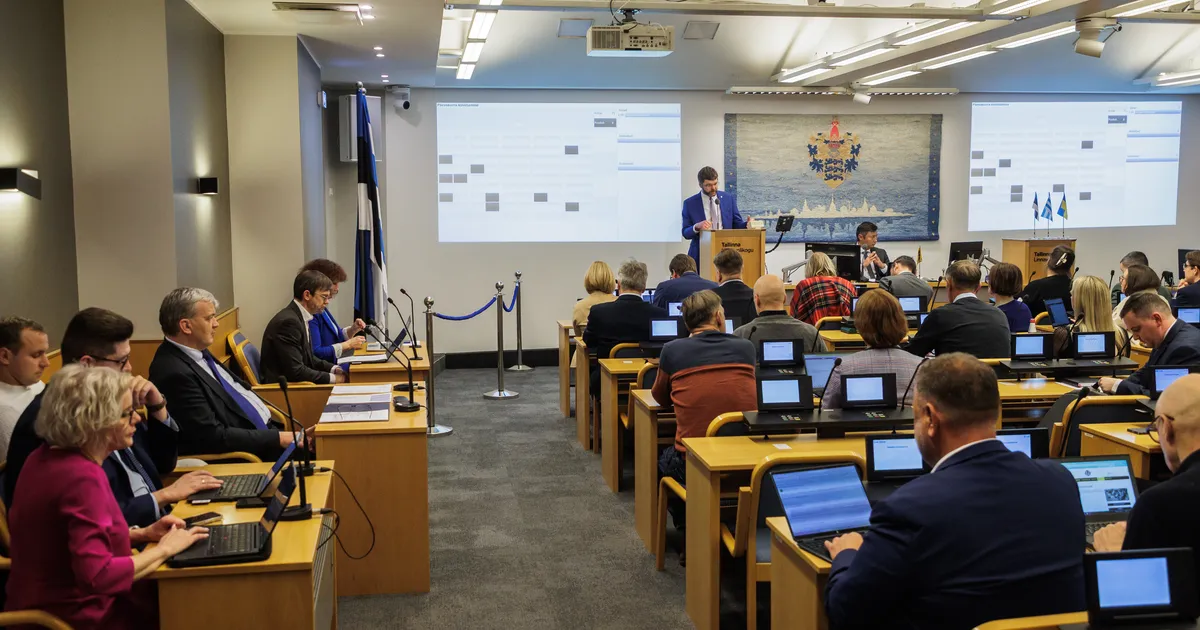 Tallinna linna 2026. aasta eelarve läbis esimese lugemise