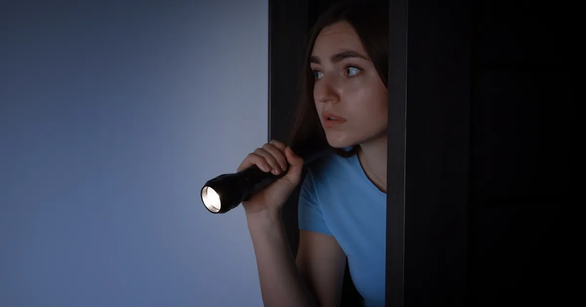 VIDEO ⟩ Naine ärkas öösel müra peale, tema leid hirmutas miljoneid vaatajaid