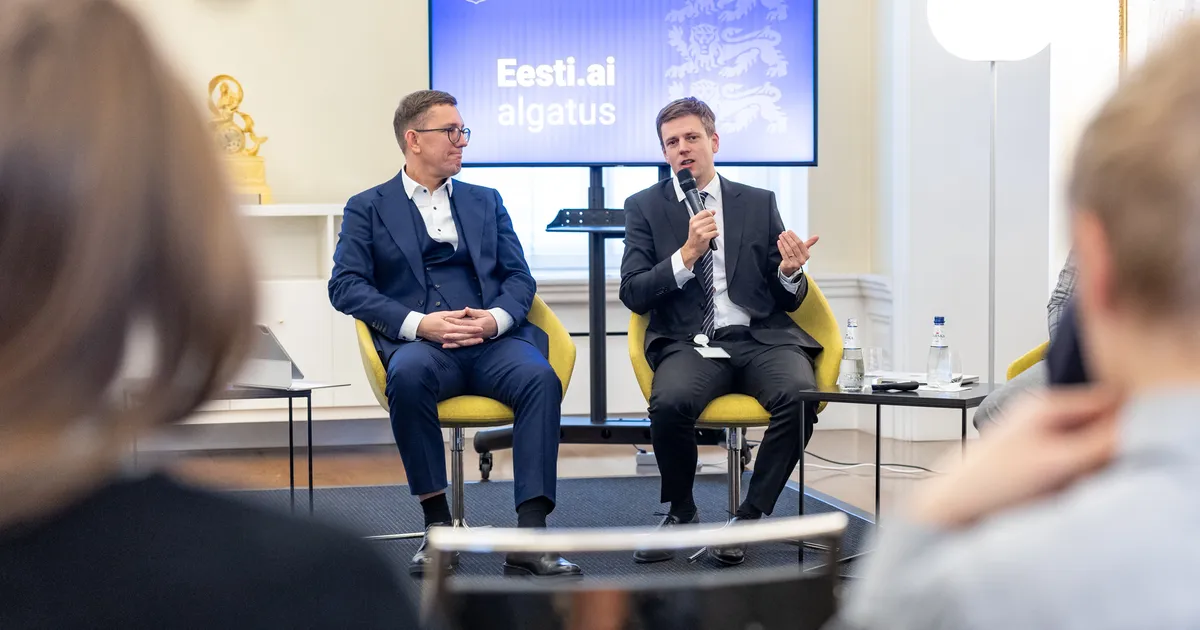 FOTOD ⟩ Valitsus käivitas koos tippettevõtjatega tehisaru algatuse