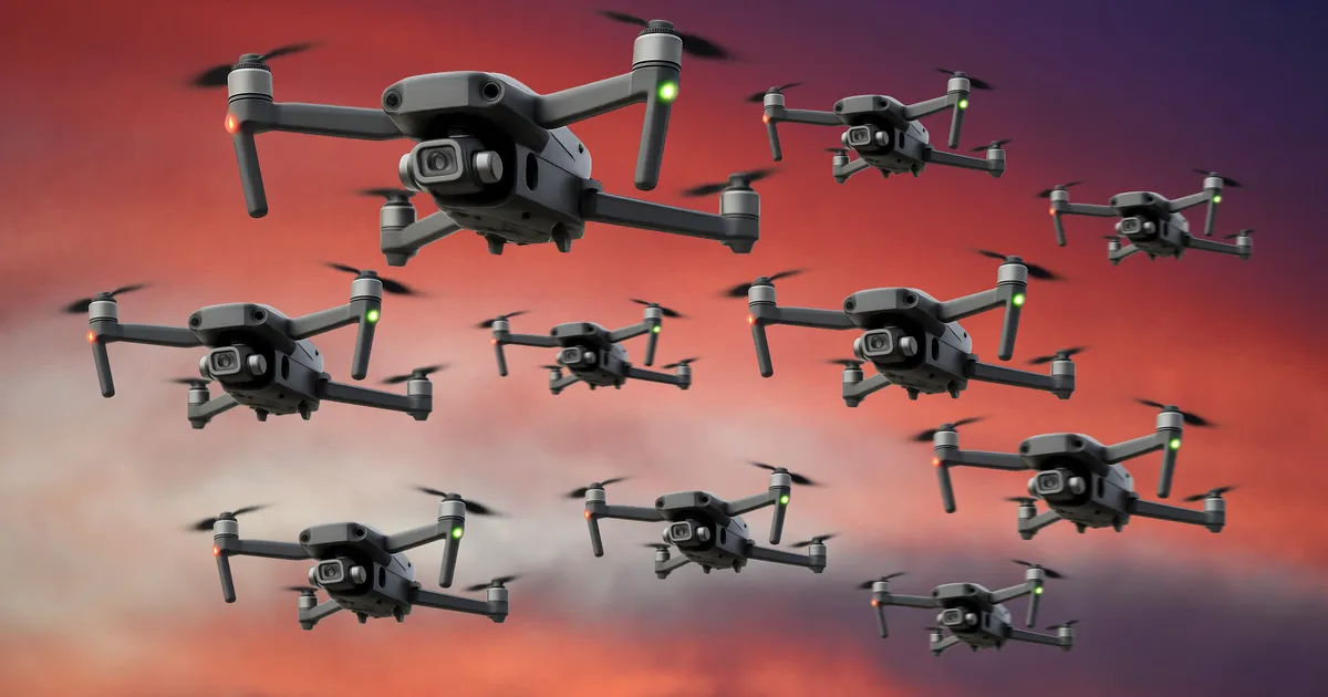 Hiinas hakkab 200 drooni armeed juhtima üksik sõdur