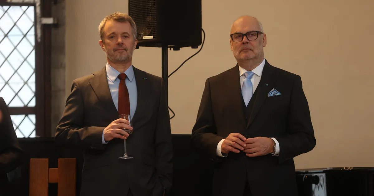 FOTOD ⟩ Taani kuningapaari vastuvõtt Tallinna raekojas