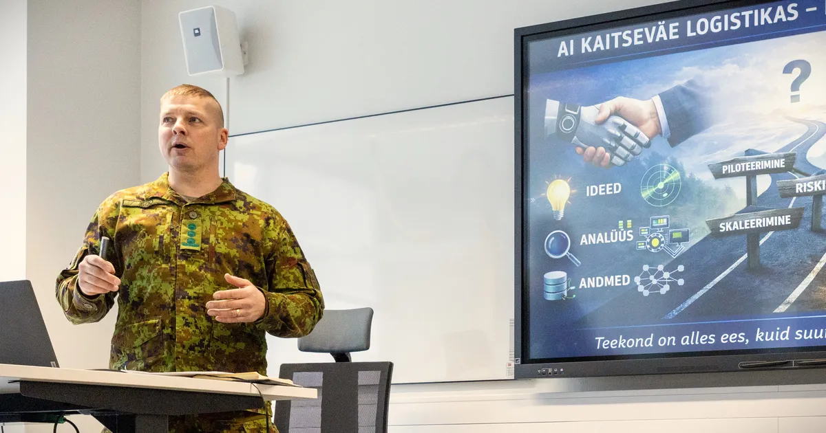 Tehnikaülikool aitab kaitseväe logistikutel analüüsida tehisaru rakendamist