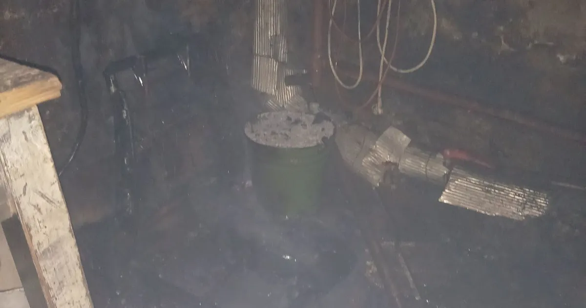 Tuhaämbrist tekkis tulekahju