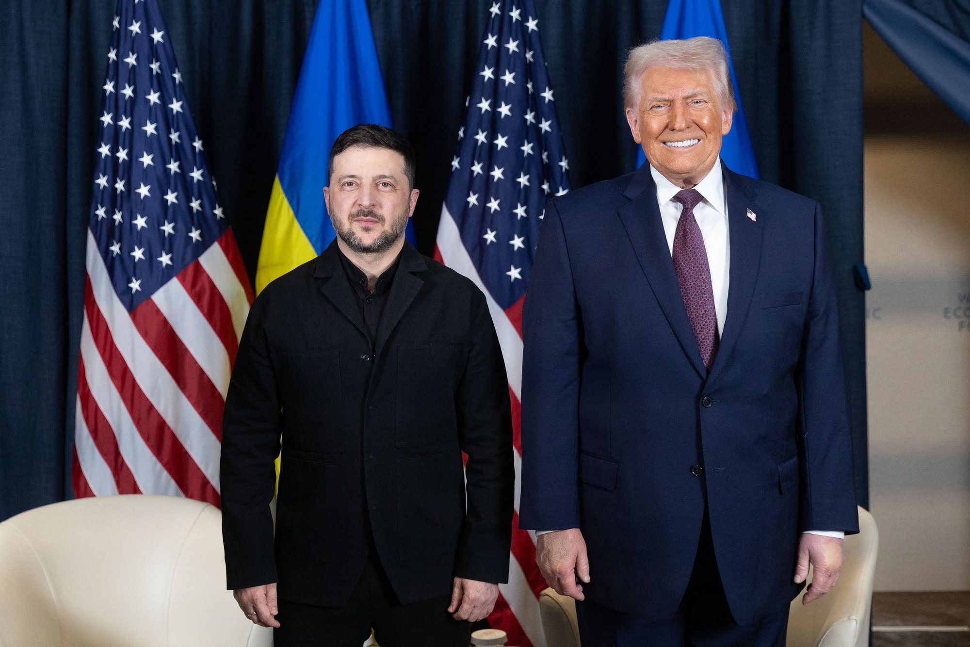 Zelenskõi ja Trump pidasid Davosis kohtumise. Ukraina sõnul olid kõnelused head