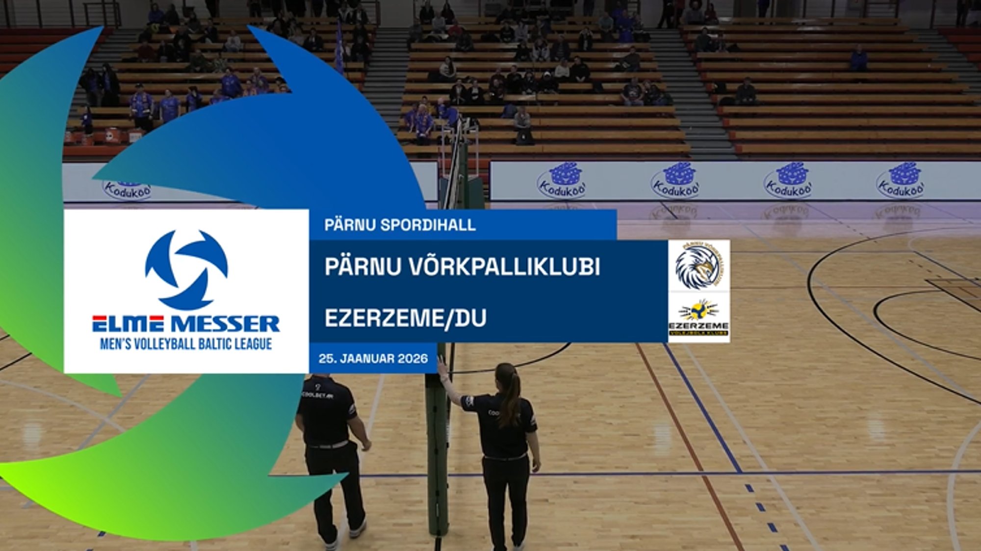 TÄISPIKKUSES | Vaata uuesti PÄRNU Võrkpalliklubi - Ezerzeme/DU kohtumist!