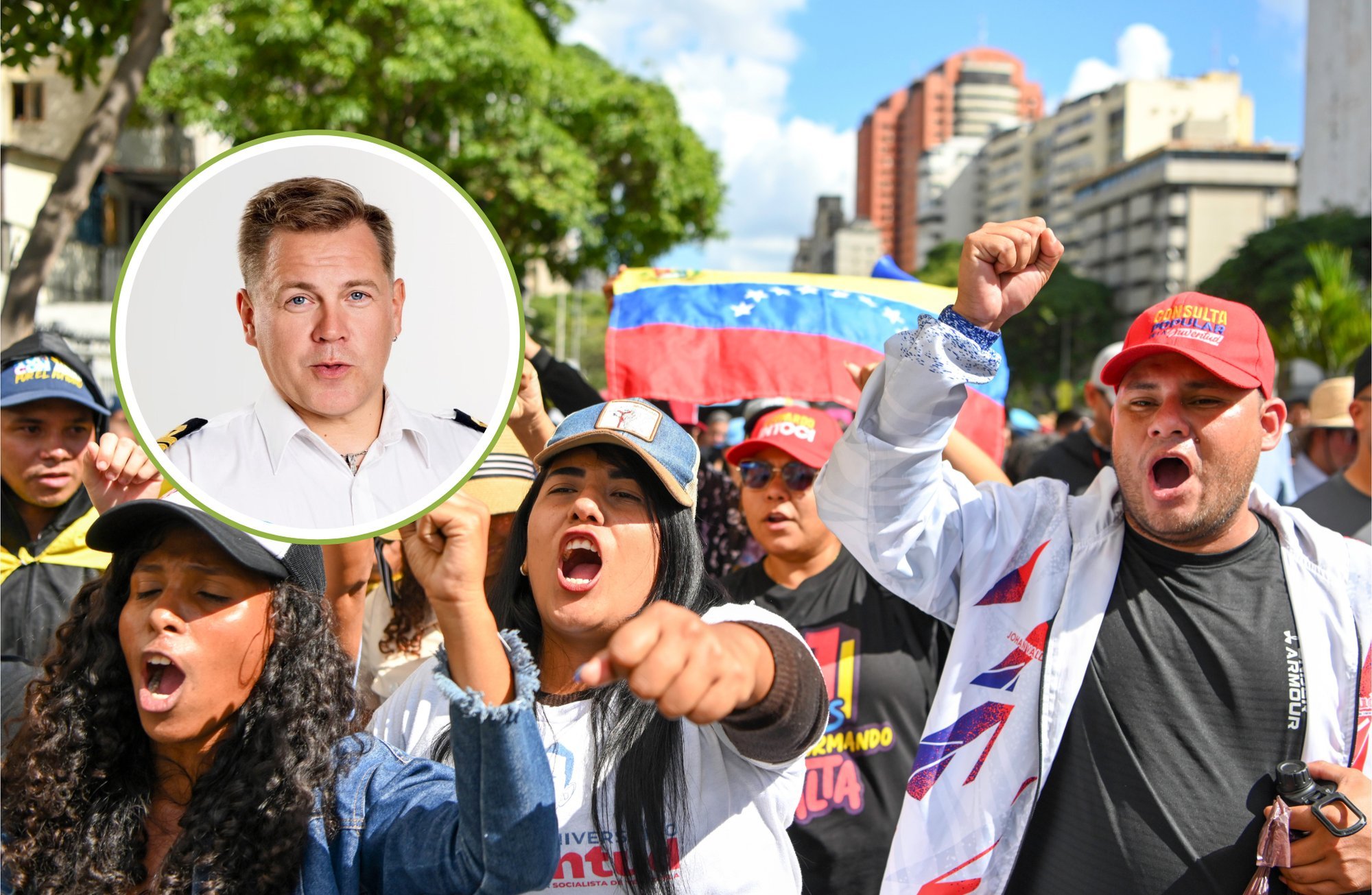 Kolumbias elav eestlane Venezuela riigipöördest: mul tuli kananahk ihule, kui rahva tähistamist vaatasin