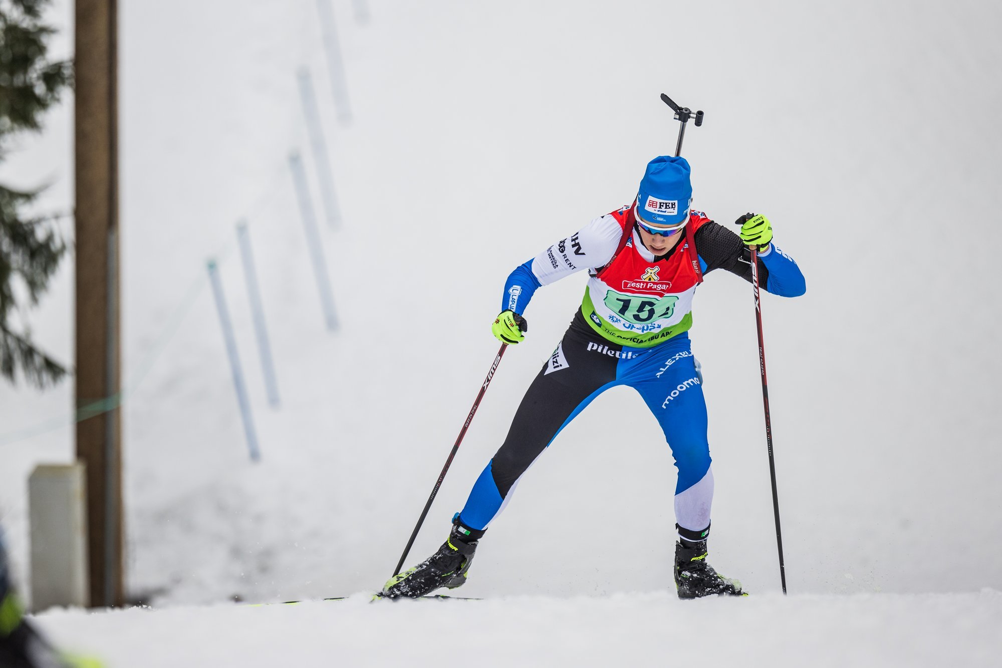 Laskesuusataja Frederik Välbe murdis juunioride IBU karikaetapil poodiumile