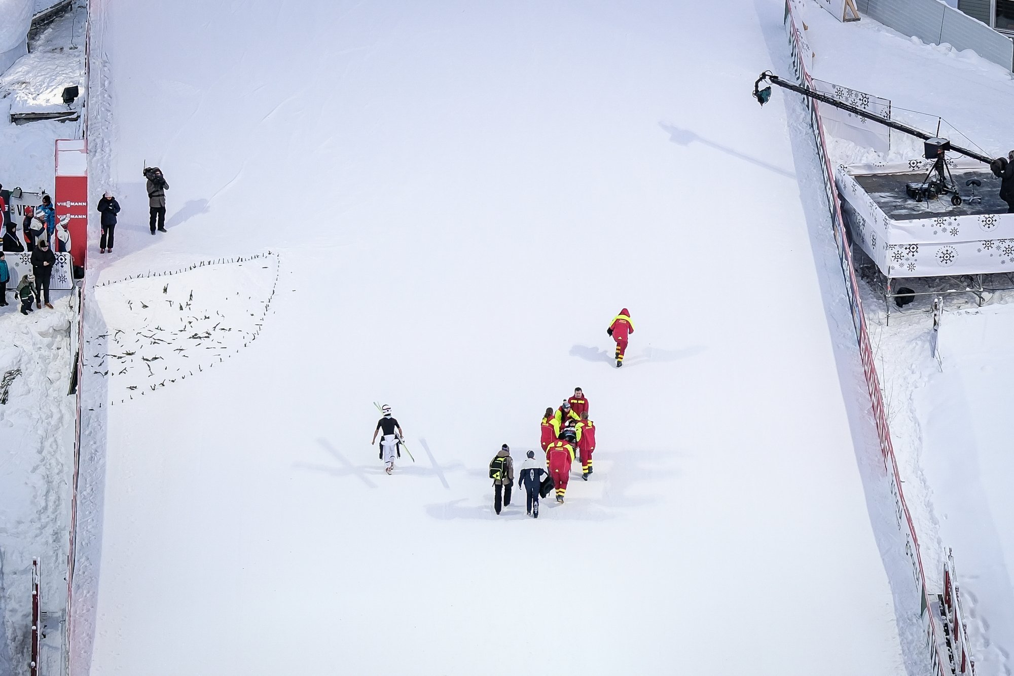 Kahevõistluse Otepää MK-etapi eelvõistlusel kukkunud jaapanlane pääses ehmatusega