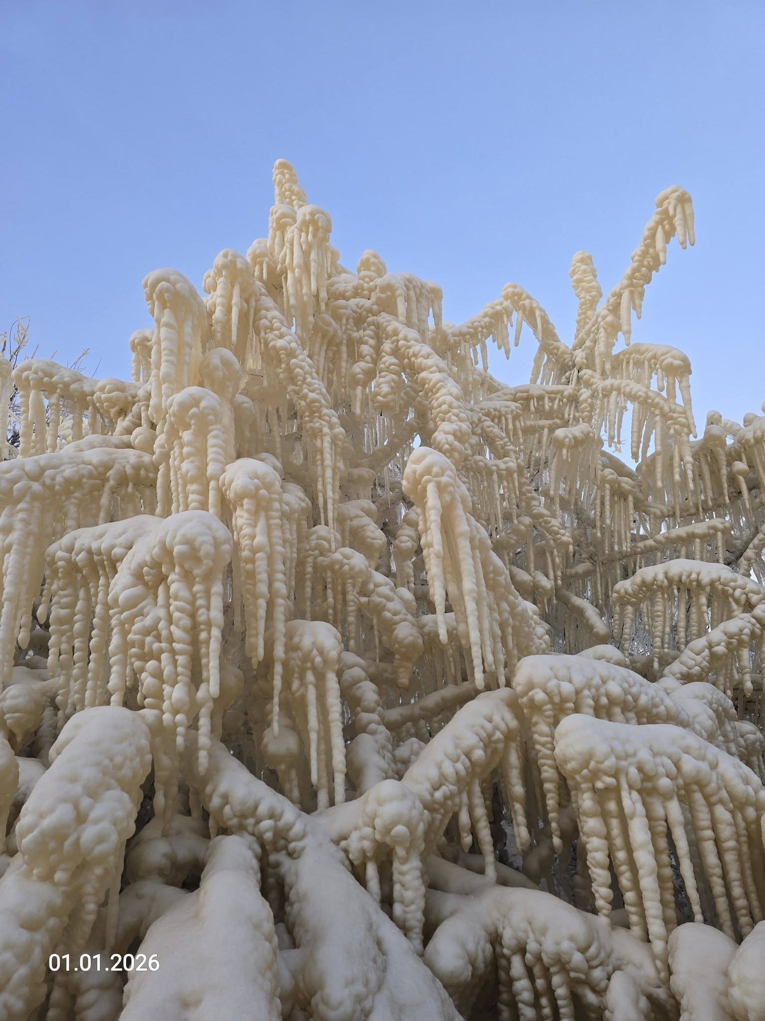 FOTOD | Imelised jäised vormid on Valaste joa muutnud talvevõlumaaks
