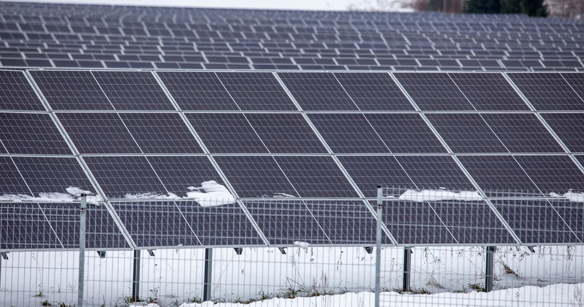 Päikesepargid tegid täna selle aasta tootmisrekordi. Kolmapäeval kallineb elekter taas järsult