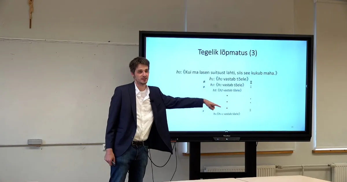VABA AKADEEMIA ⟩ Miikael Lotman«Loogika ja ratsionaalsus»