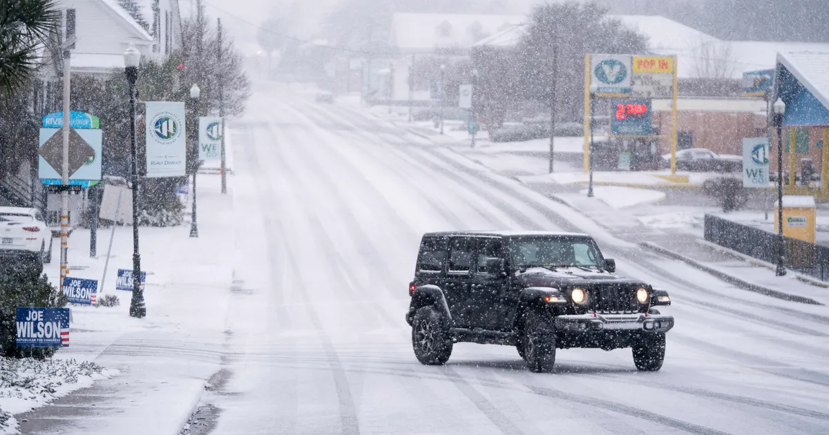 Lumetorm tõi USA lõunaosariikidesse liikluskaose