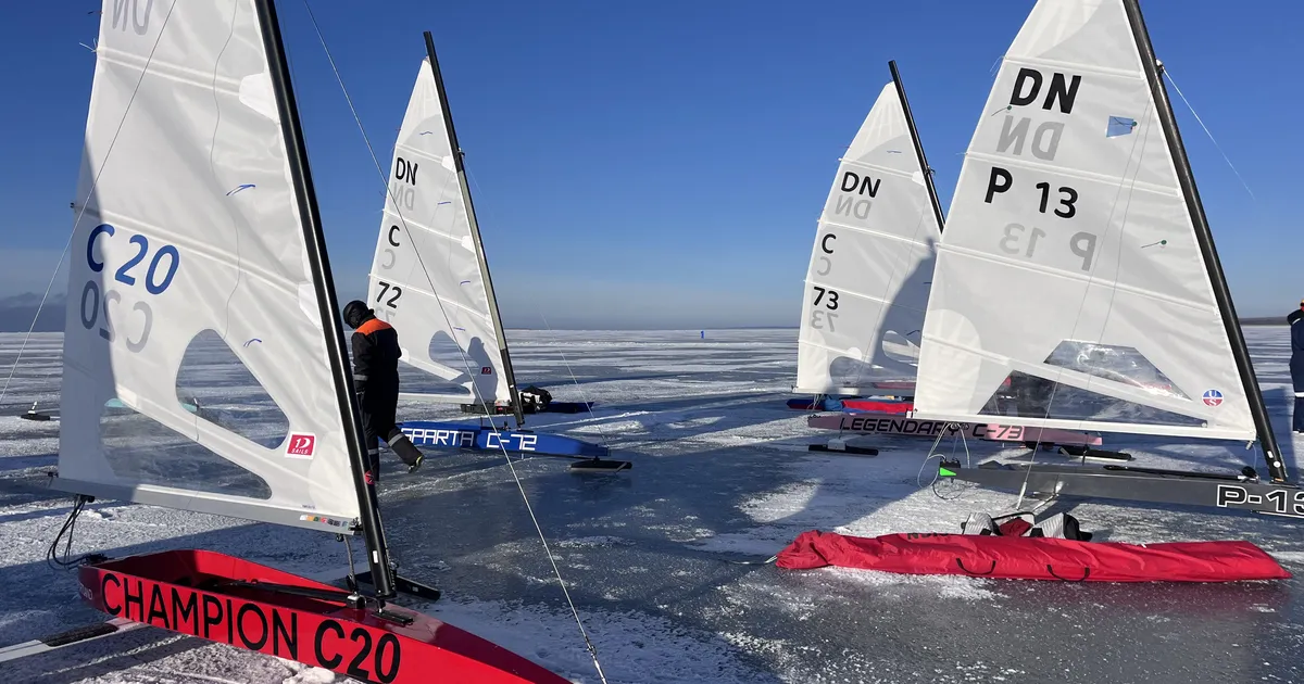 Jääpurjetamise Eesti karikasarja III etapp peeti Pärnu lahel