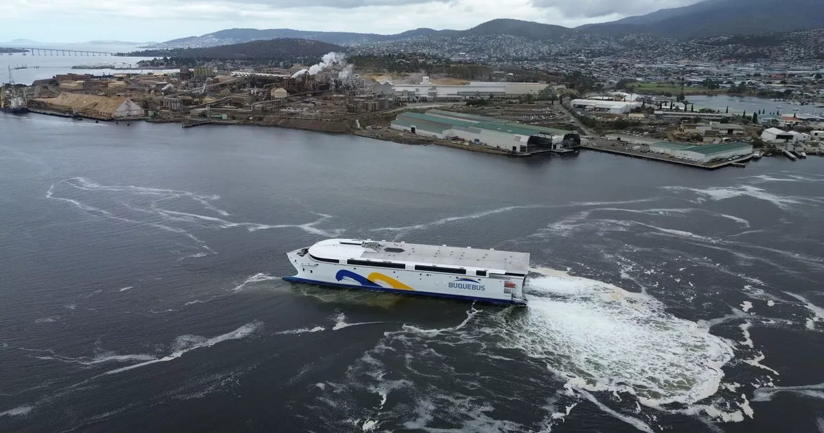 VAATA VIDEOT ⟩ Maailma suurim akupraam lasti vette Tasmaanias – aga sinna see ei jää
