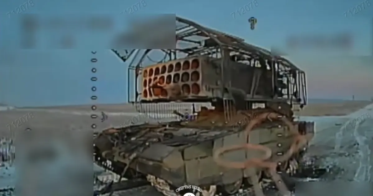 VIDEO ⟩ Ukraina droonid hävitasid Belgorodis Vene armee hirmuäratava raketiheitjasüsteemi