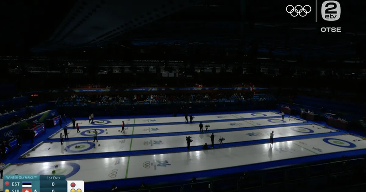 FOTOD ⟩ Itaalia alustas olümpiat krahhiga, keset Eesti mängu kadus elekter