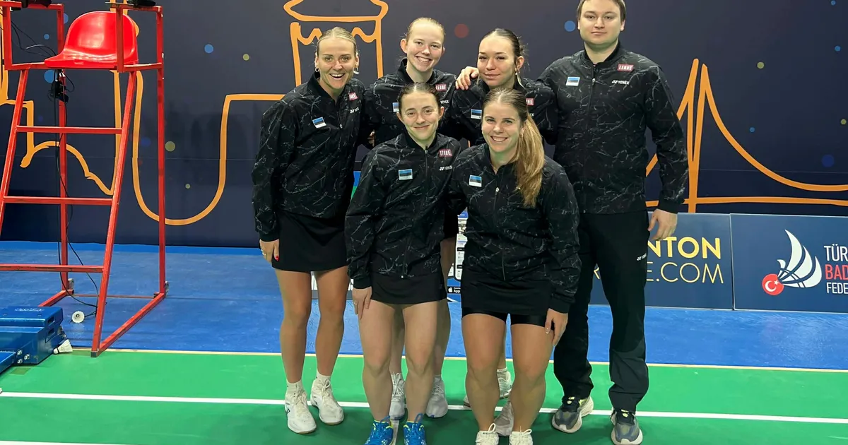 Taanile kaotanud Eesti sulgpallinaiskond jäi EMil jagama viiendat kohta