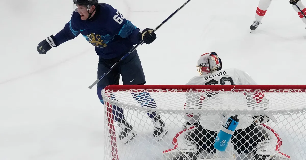 OLÜMPIAHOKI ⟩ Soome pääses tänu lisaajal visatud väravale poolfinaali