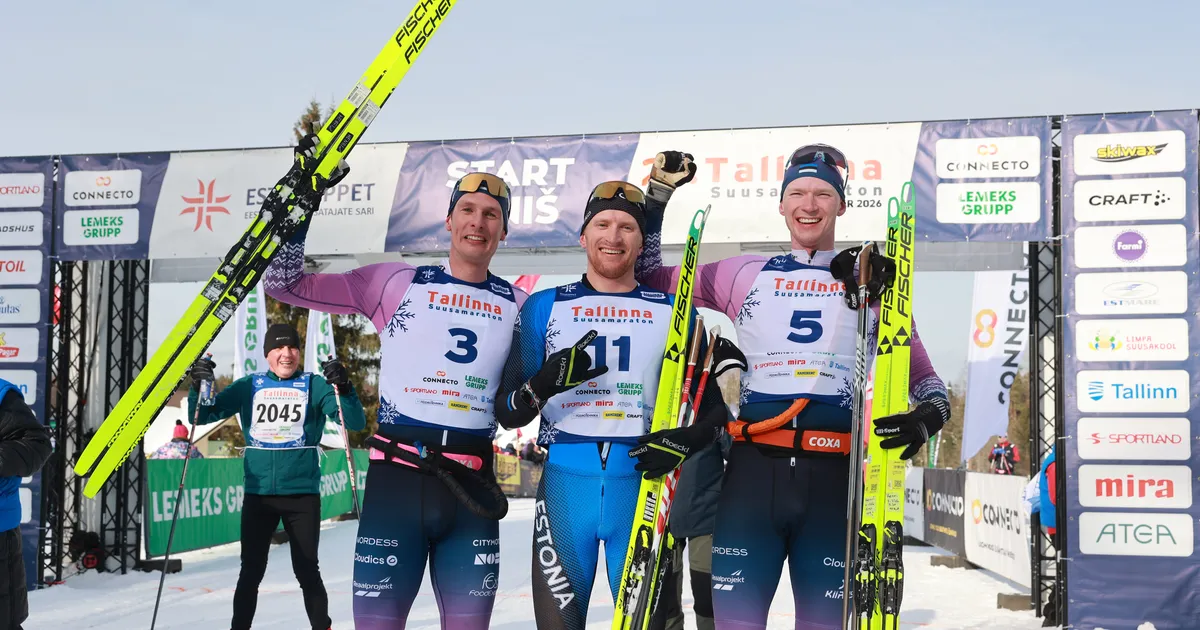 VIDEO ⟩ Olümpialt naasnud laskesuusataja Kristo Siimer võitis Tallinna Maratoni, Zahkna oli neljas