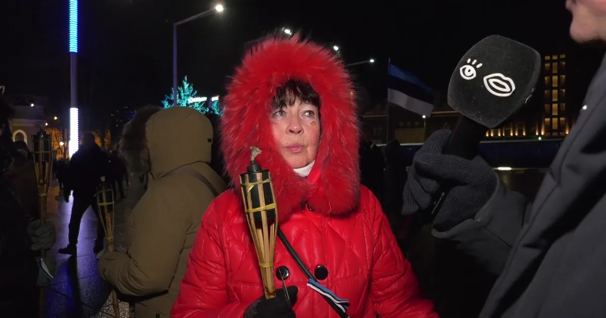 VIDEO ⟩ «Kui lugeda kommentaare, süüakse üksteist koos karvadega!» Mida soovivad Eestile sünnipäevaks tõrvikurongkäigul osalejad?