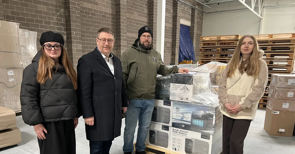 Tartu vallavalitsus ja kohalikud ettevõtjad toetasid Ukrainat akujaamade ja generaatoritega