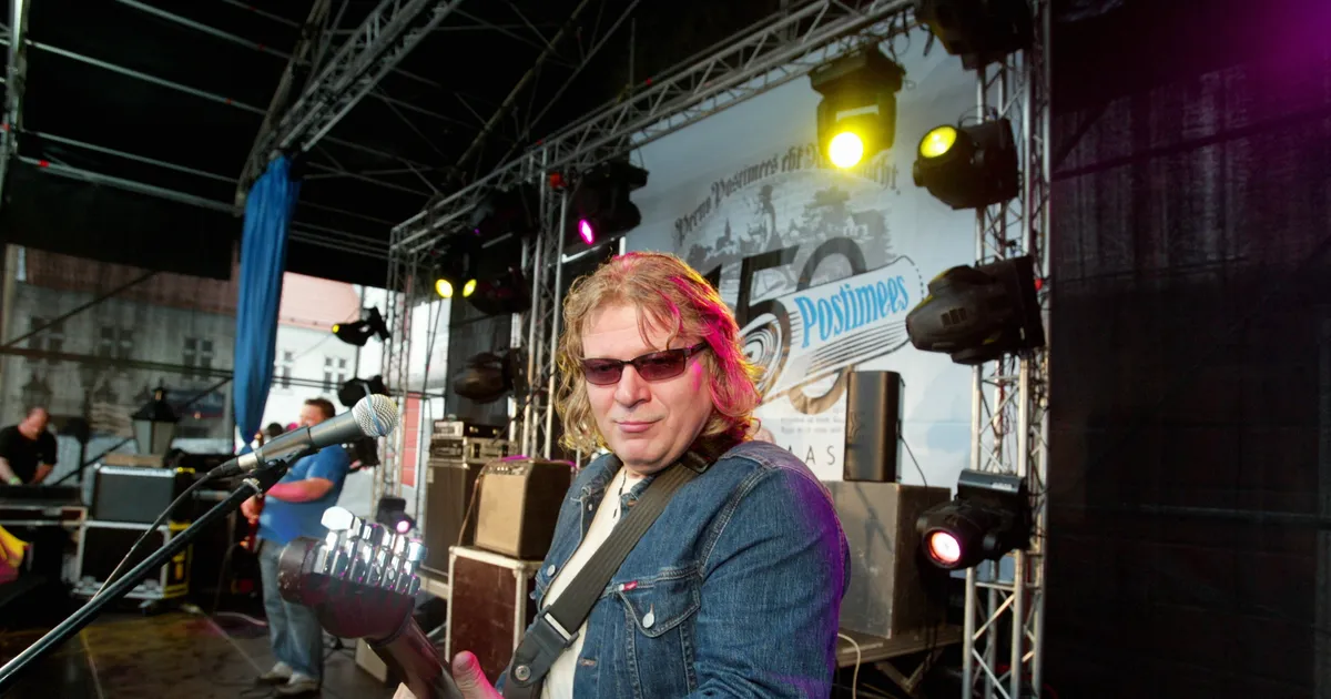 Suri ansambli Justament kitarrist Viktor Vassiljev