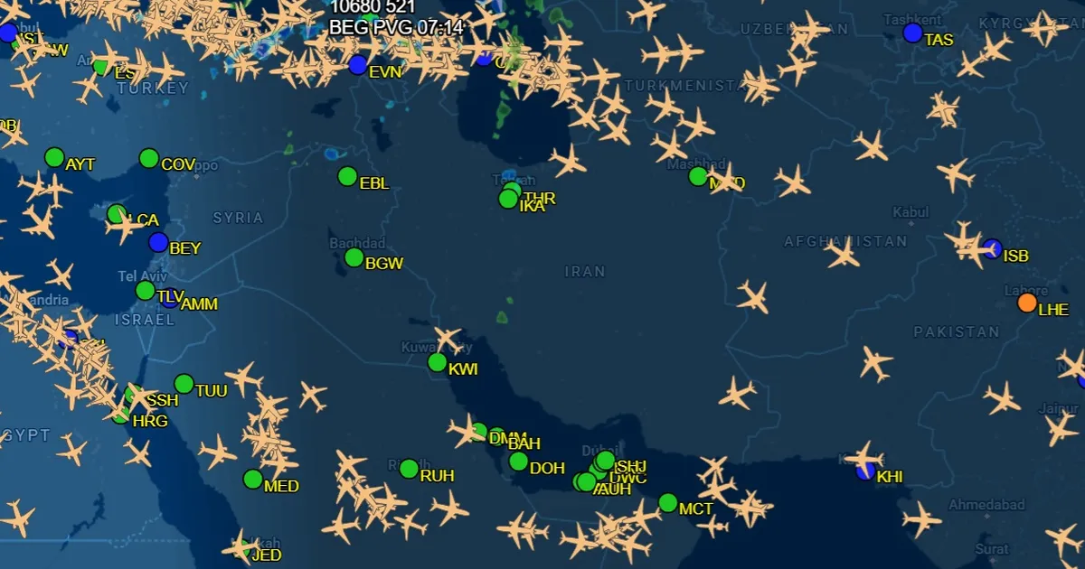 Õhurünnakud Lähis-Idas paiskasid sadade tuhandete lennureisjate plaanid täiesti segi