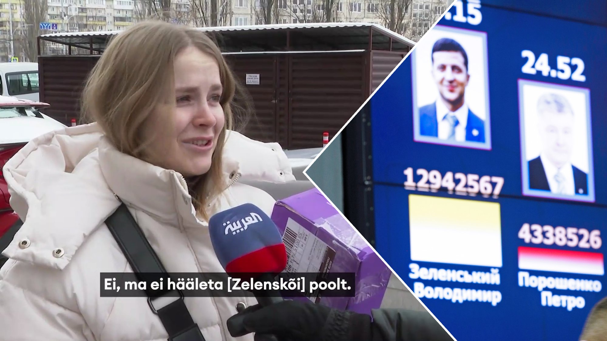 TÄNAVAKÜSITLUS | „Pole kedagi, kes seda ametit vääriks.“ Kelle valiksid ukrainlased presidendiks täna?