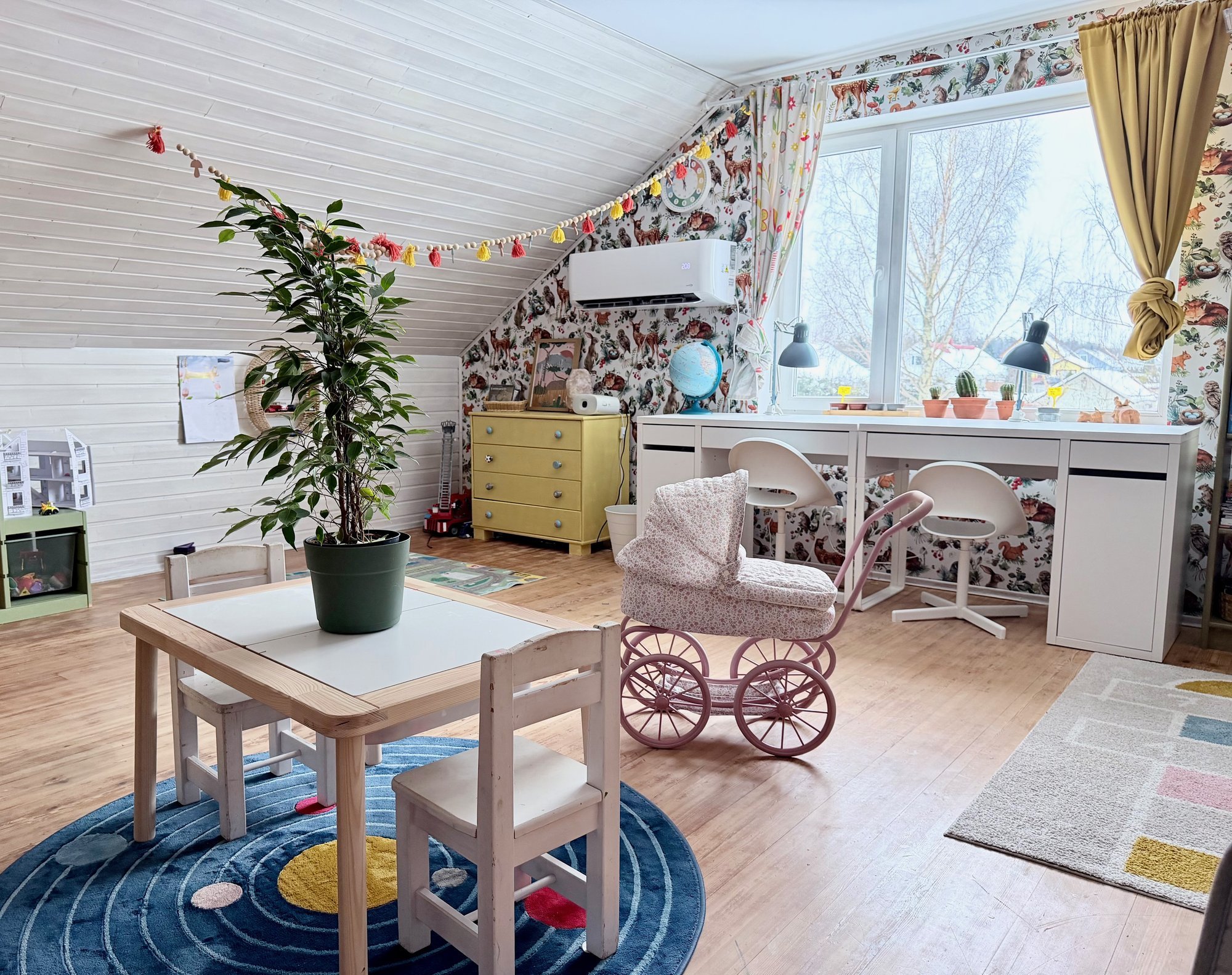 Nutikas ja soodne lastetuba, kus on vanadele mööblitükkidele antud uus elu