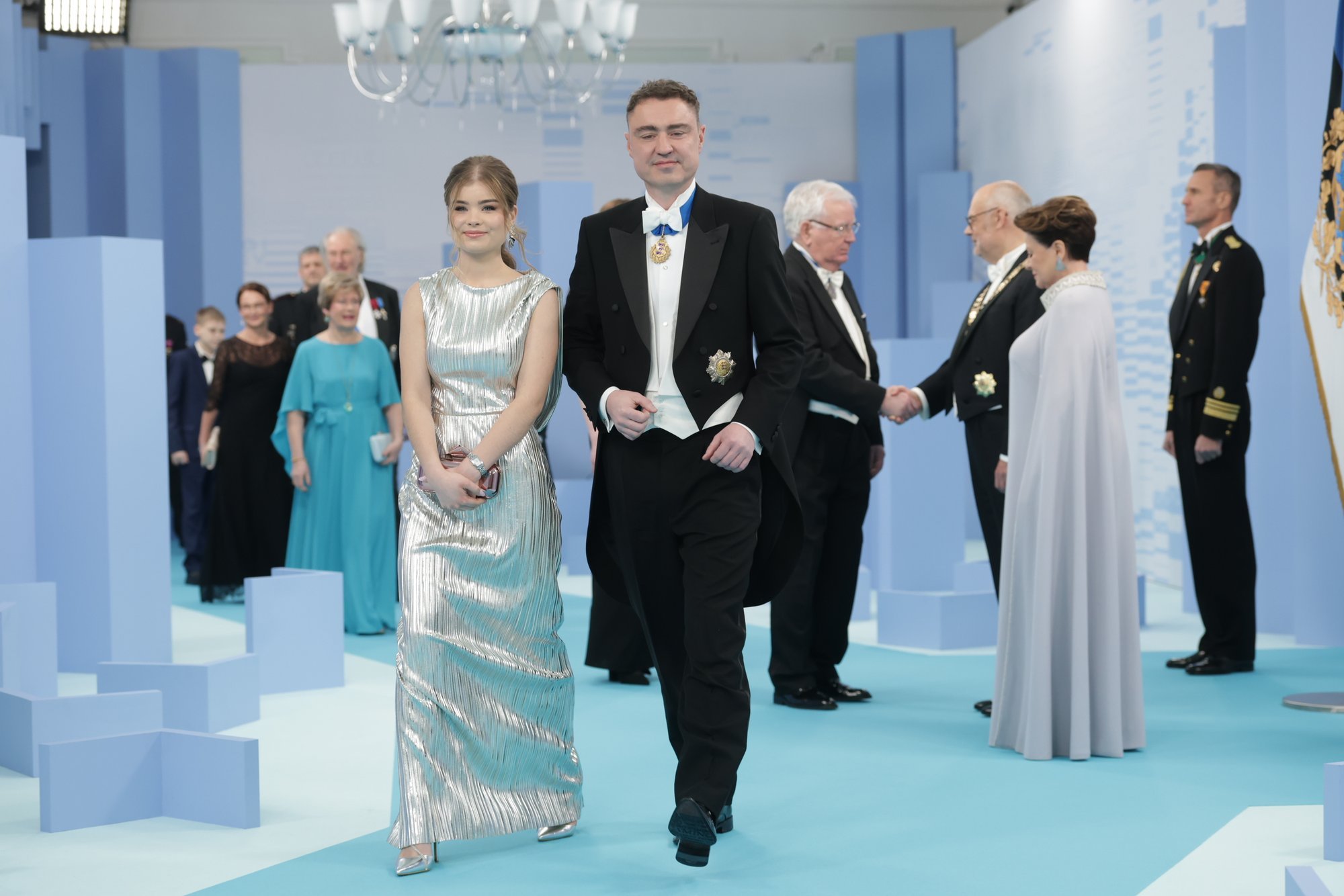 FOTO | Taavi Rõivast saadab presidendi vastuvõtul tütar Miina Rihanna