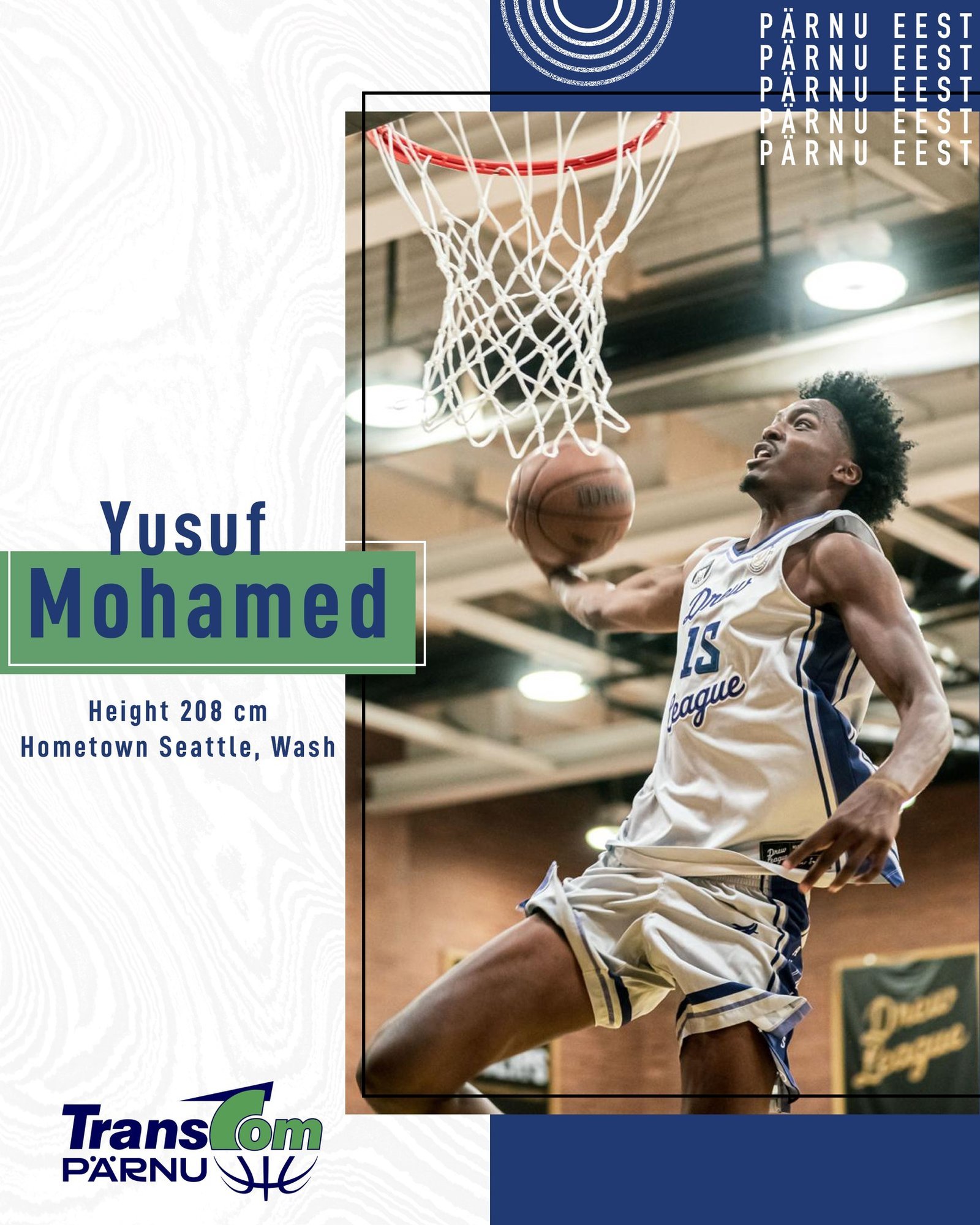 Pärnu Transcom tõi võistkonda uue leegionäri