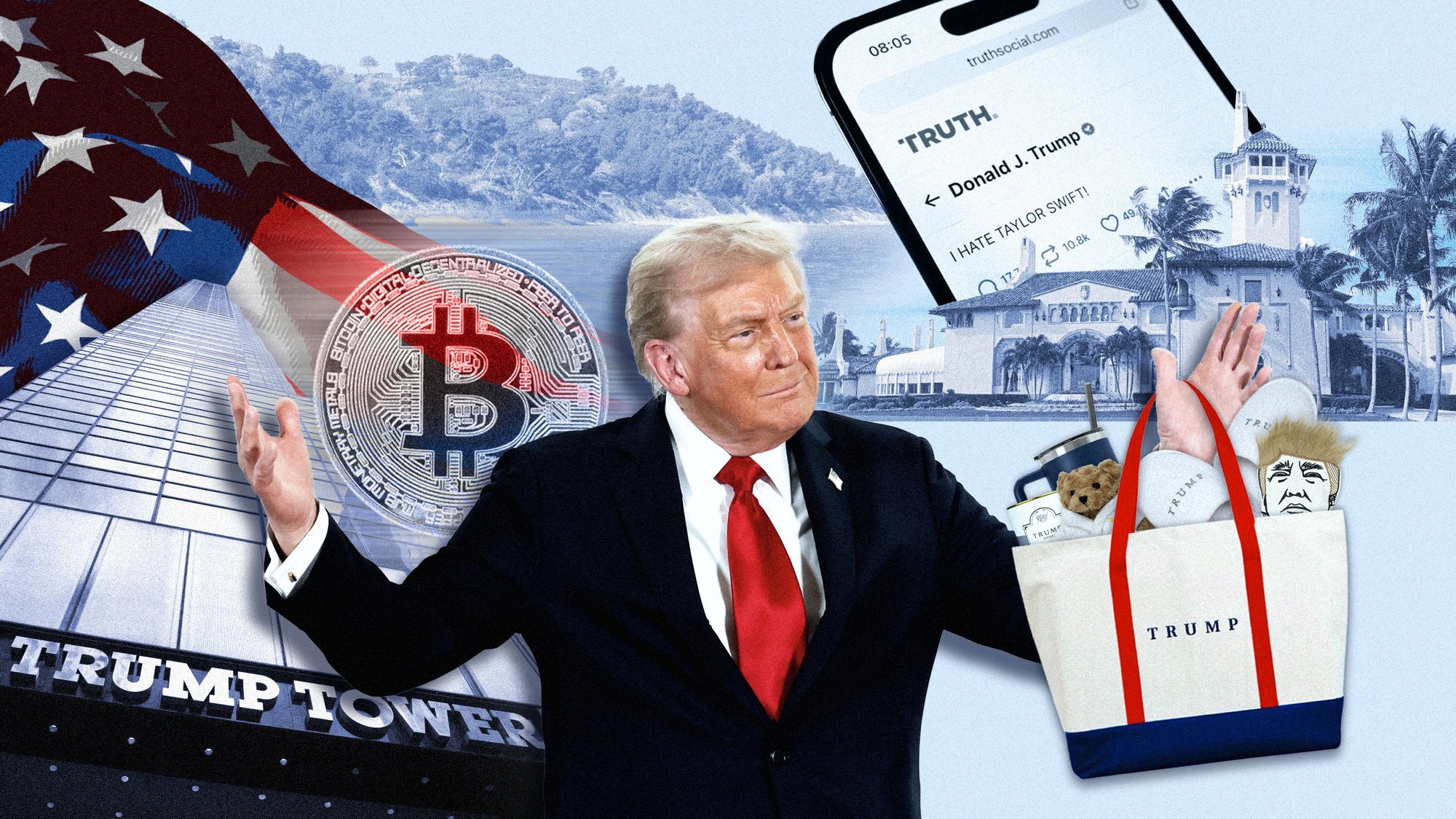 Piiblid, odekolonn ja tuumajaam. Presidendiametisse naasmine andis Trumpi äridele võimsa hoo