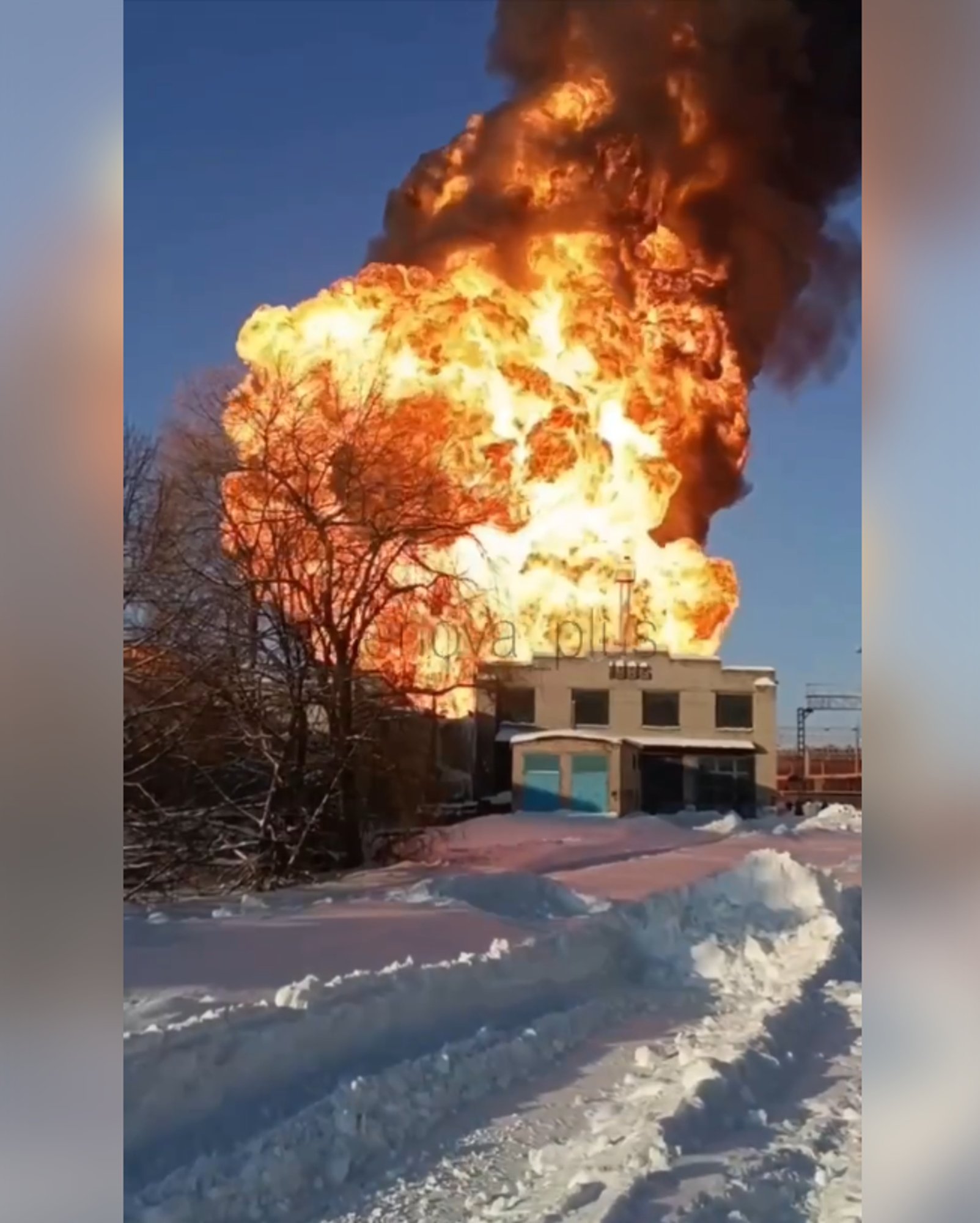 VIDEO | Tambovi oblastis plahvatas kütuserong