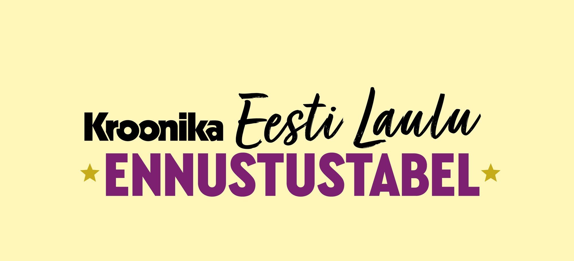 ENNUSTUSTABEL | Keda saadaks Kroonika toimetus Eurovisionile?