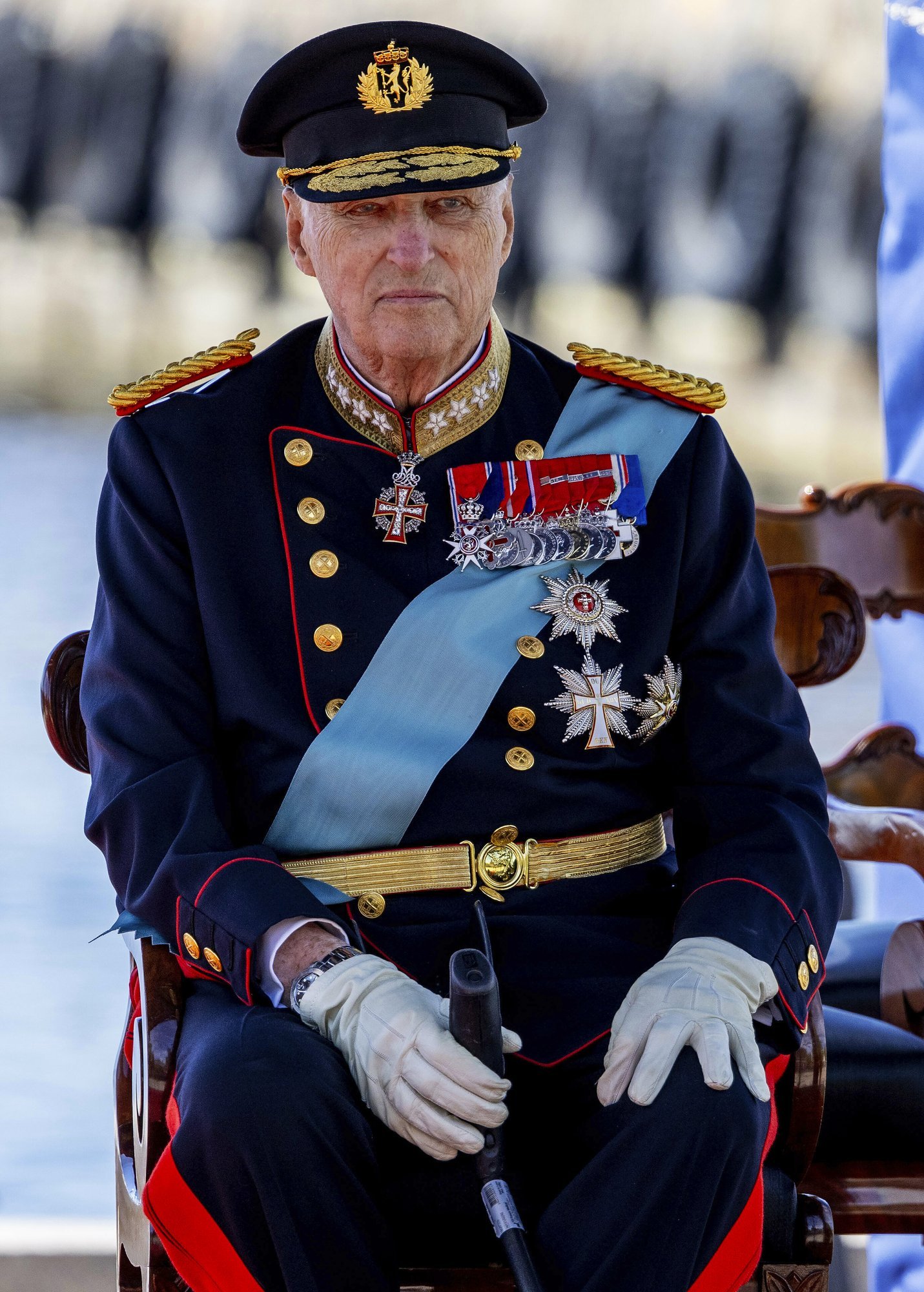 Norra kuningas Harald V viidi taas haiglasse