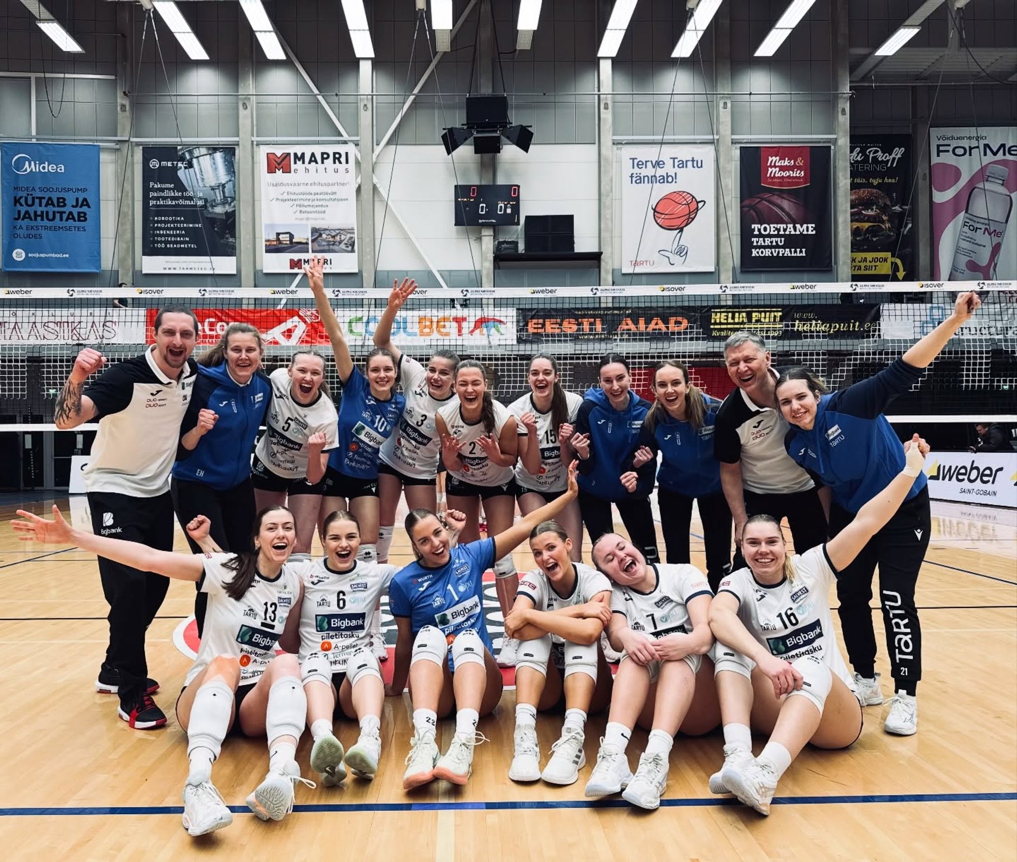 Tartu Ülikool/Bigbank tuli 0:2 kaotusseisust välja ning jõudis naiste Balti liiga finaali