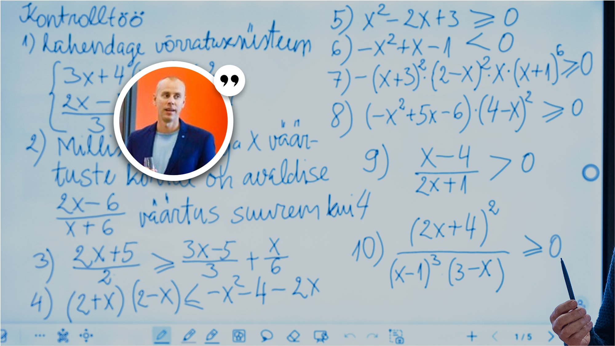 Murelik lapsevanem: ehmatus riigieksamil -seni viieline õpilane matemaatikat ei oskagi!