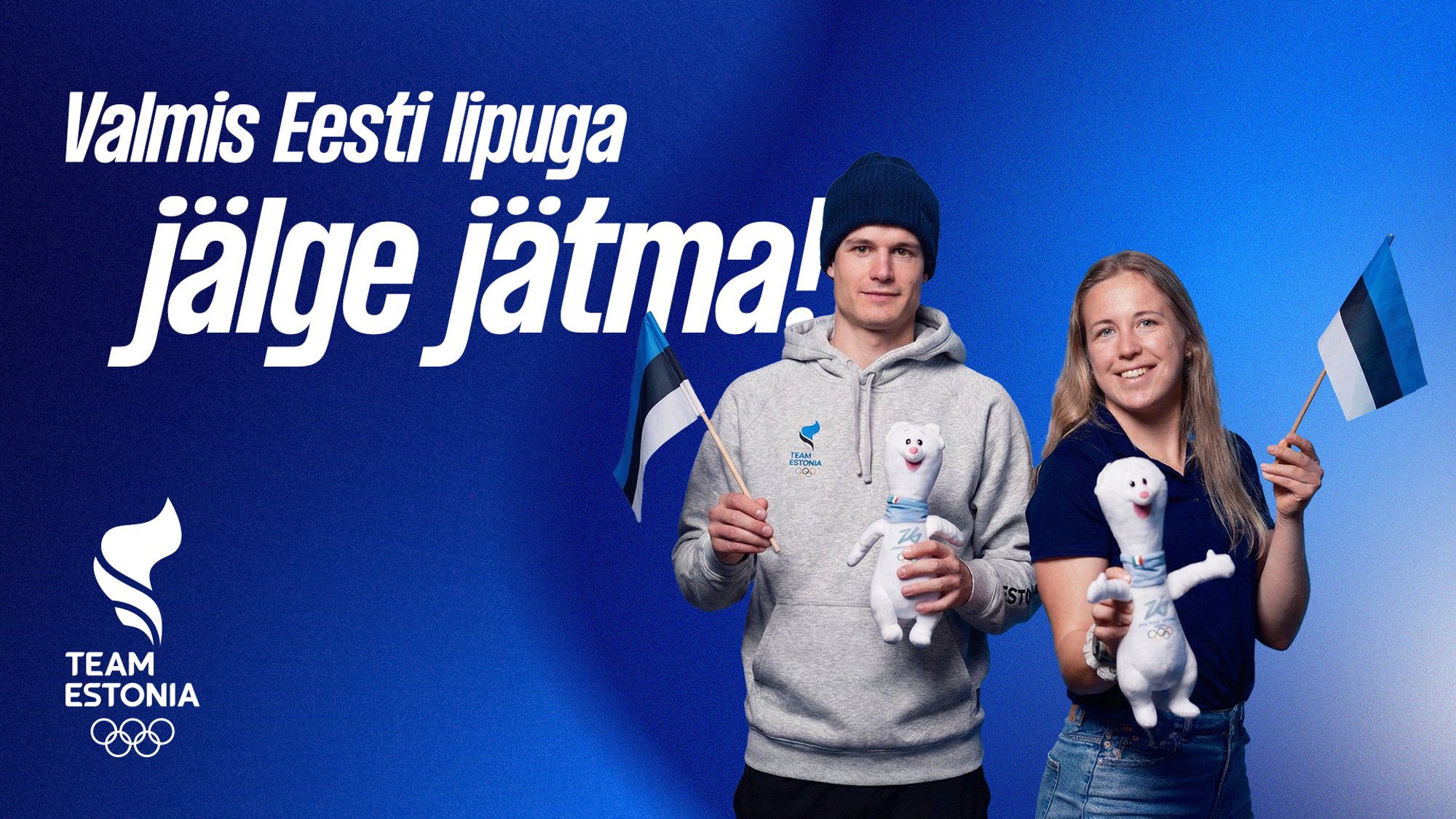 Eesti lipukandjad Milano-Cortina olümpiamängude avatseremoonial on Talihärm ja Liiv