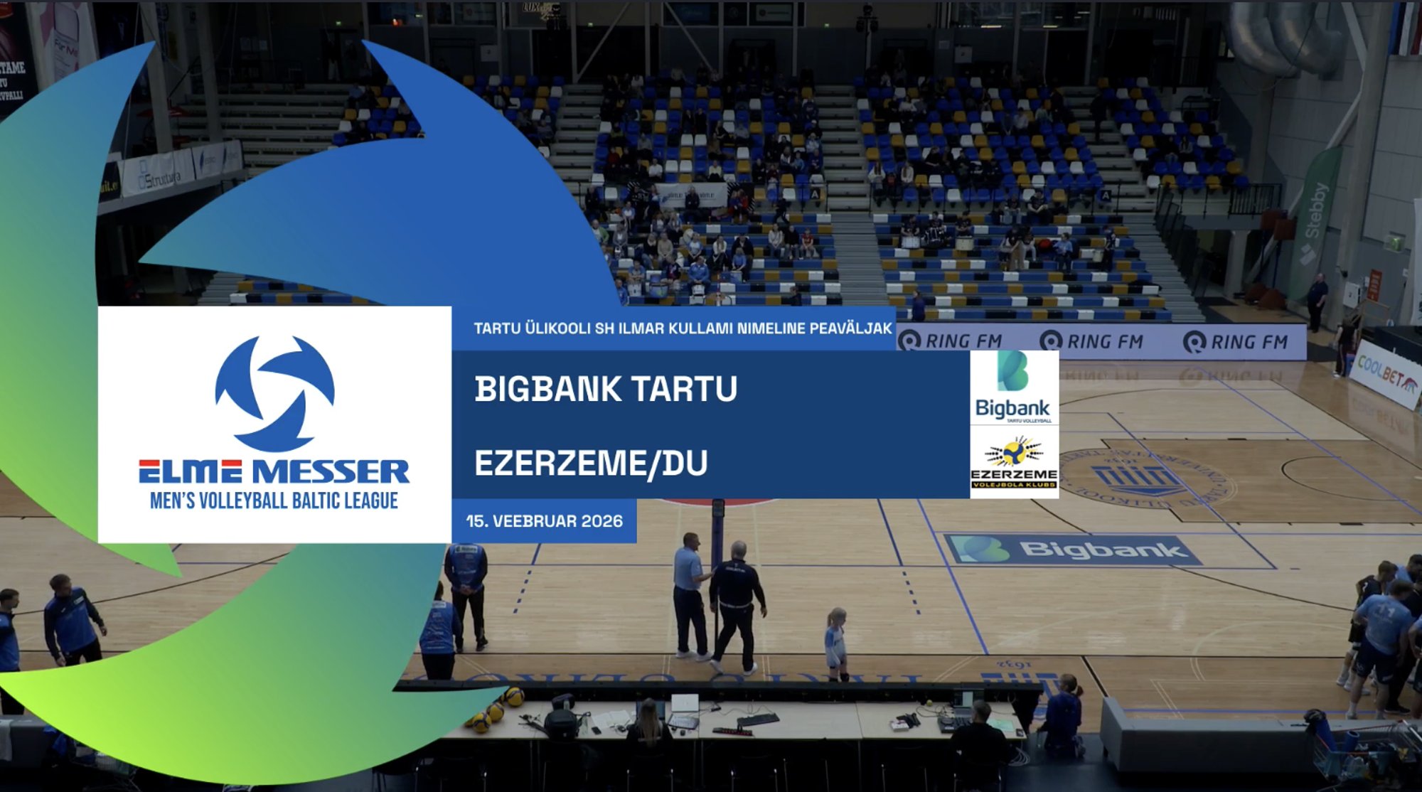 TÄISPIKKUSES | Vaata uuesti BIGBANK Tartu - Ezerzeme/DU kohtumist!