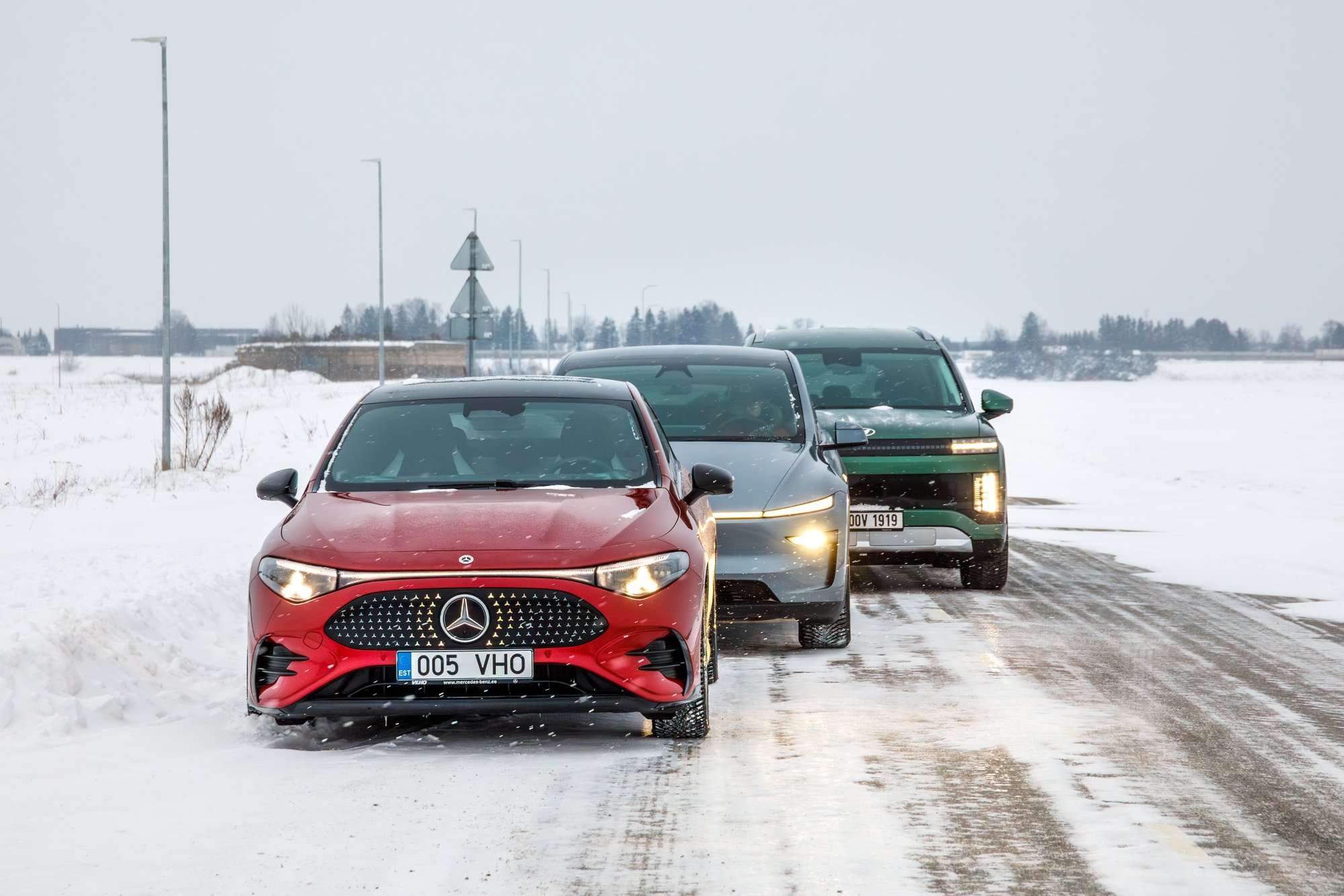 Eksperiment: Kas suure akuga Hyundai, Mercedes ja Tesla jõuavad talvel Tallinnast Tartusse ja tagasi?