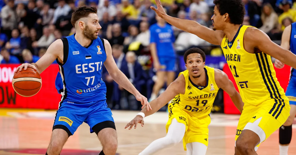 Rootsi korvpallitäht kaotas Eesti vastu mängus pool hammast