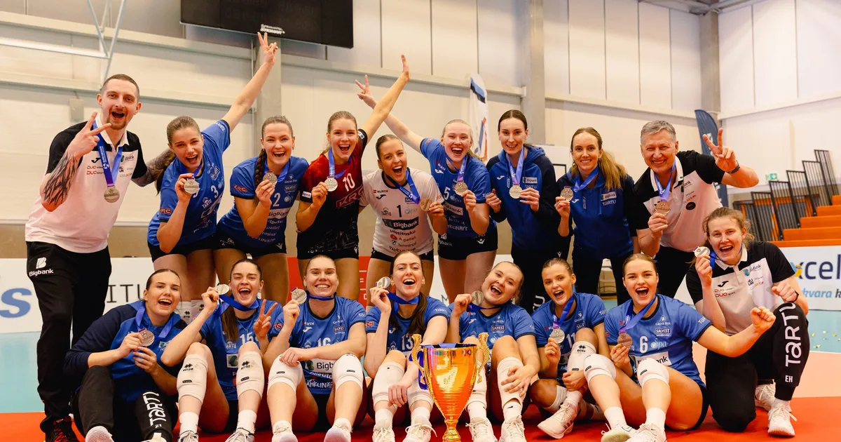 Leedu klubile kaotanud Tartu Ülikooli naiskond võitis Balti liigas neljanda hõbemedali