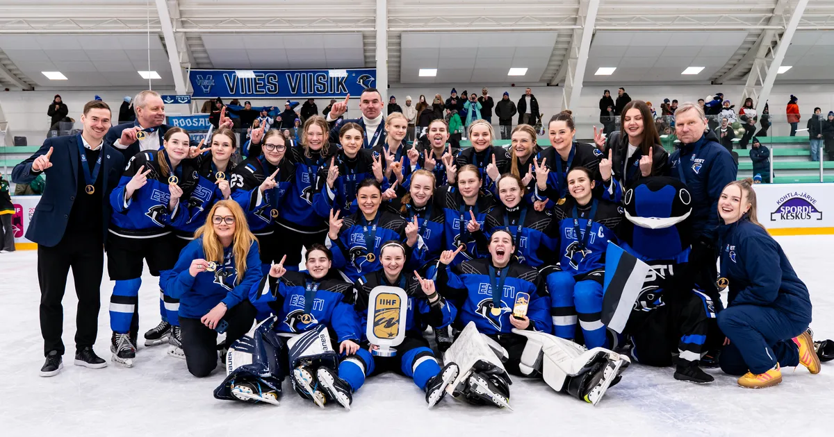 Eesti naiste jäähokikoondis võitis koduse 3. divisjoni B-grupi MMi