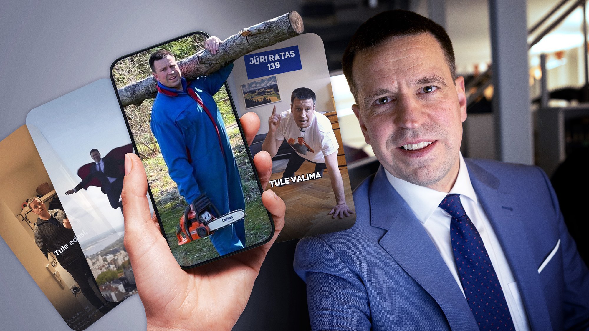 Jüri Ratas, miks te lendate ja palki tassite? Kas flirdite teismelistega? Tahate presidendiks saada?