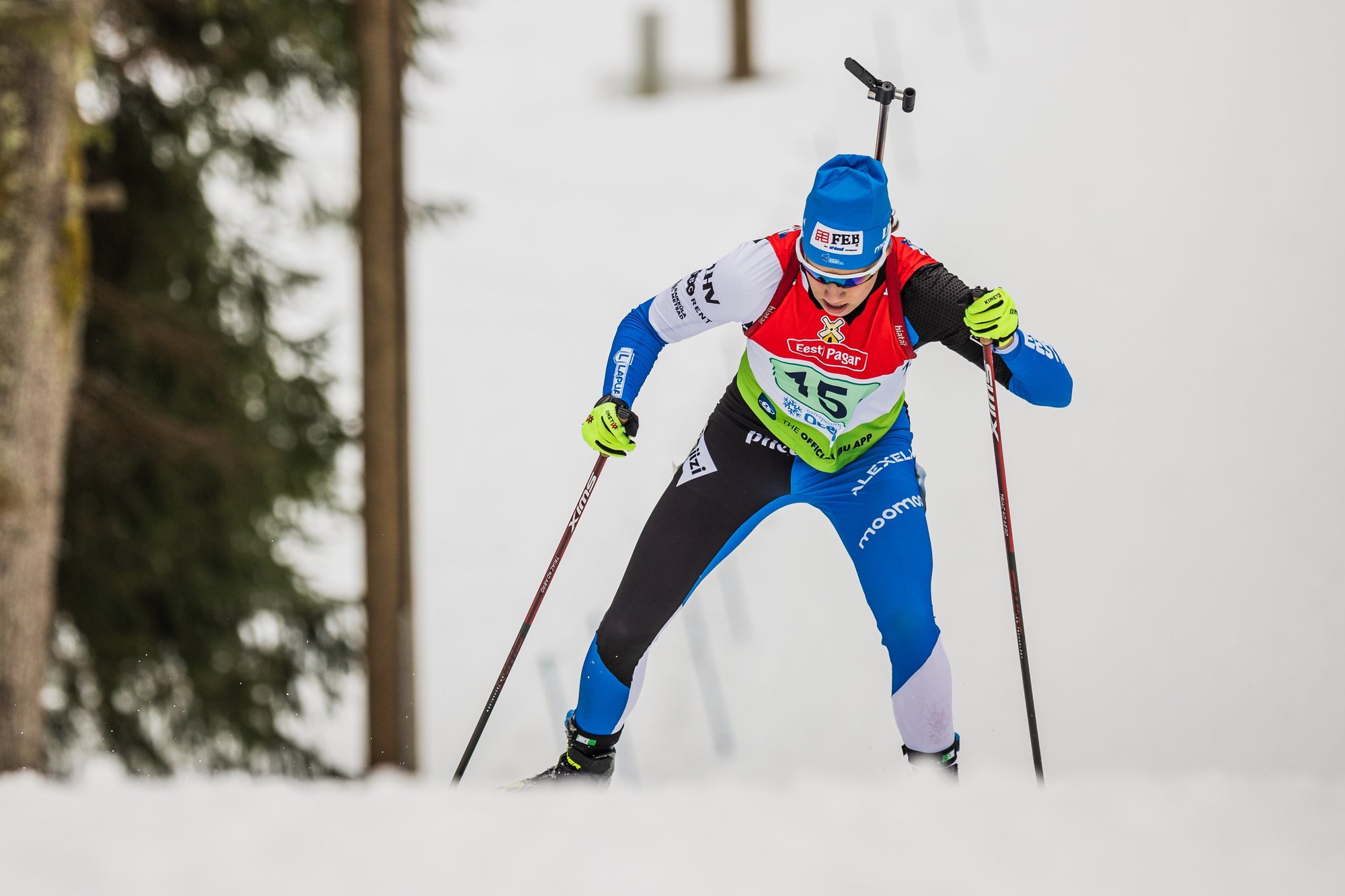Eesti noored laskesuusatajad võitsid MMi teatesõidus pronksmedali