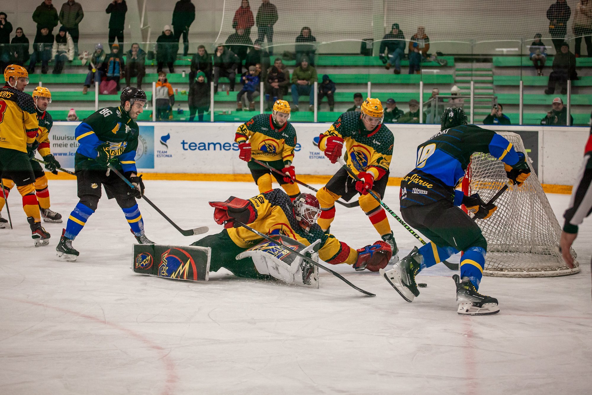 Unibet Hokiliiga play-off sai alguse: Narva PSK alustas võimsalt, Sputnik ja Välk jagavad võite