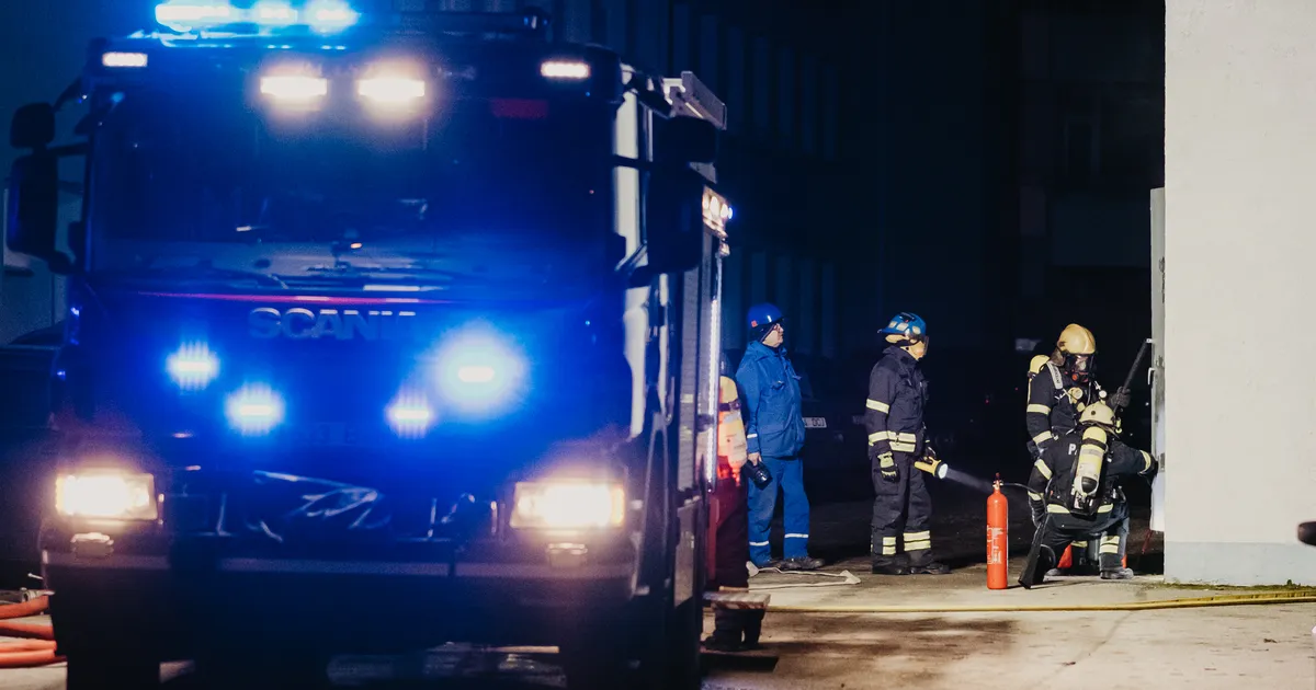 Harku vallas põles tootmishoone