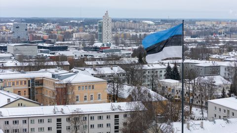 Laupäeval lehvivad sinimustvalged lipud emakeele ja Eesti kirjakultuuri auks