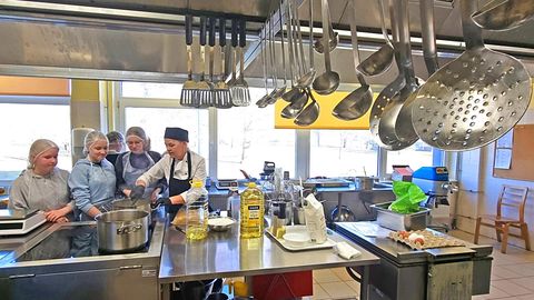 Lapsed jäid vabatahtlikult pärast tunde kokkamist õppima