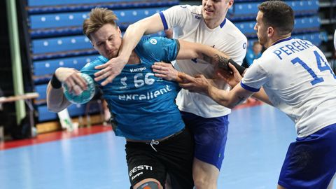 EM-valikmänguks valmistuv Eesti käsipallimeeskond alistas Suurbritannia